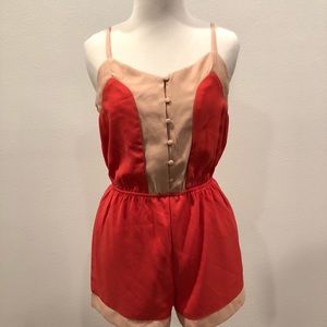 Color Block Romper, Size S